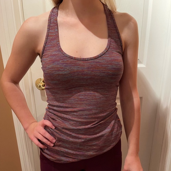 lululemon athletica Tops - Lululemon Cool Racerback Multicolour Tank Top